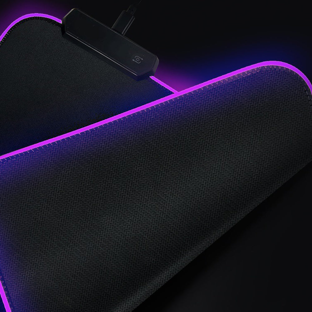 350x250x3mm RGB Gaming Mouse Pad USB Colorful LED Light Cool Mouse Mat 350x250x3mm RGB Gaming Mouse Pad USB Colorful LED Light Cool Mouse Mat